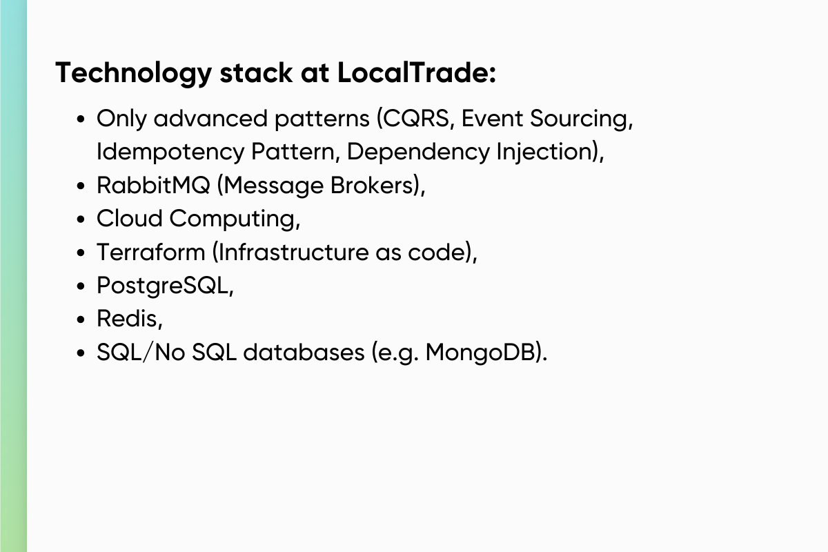 Команда виросла вдвічі під час війни — інтерв’ю з CTO LocalTrade