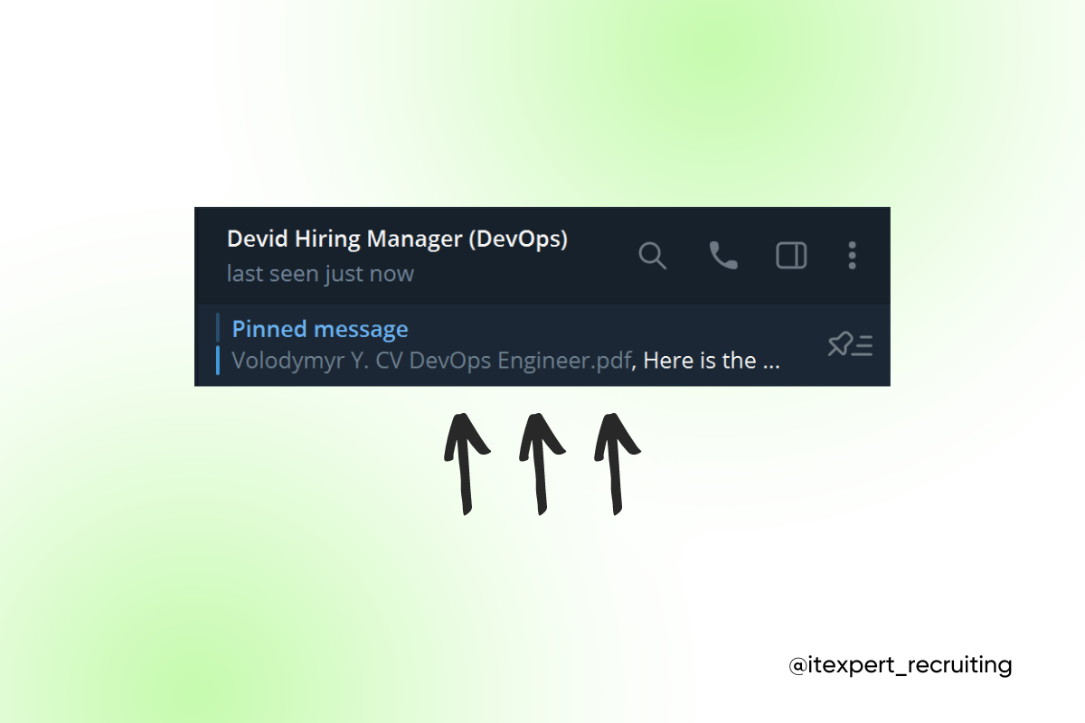 Закріплення повідомлень у чаті Telegram