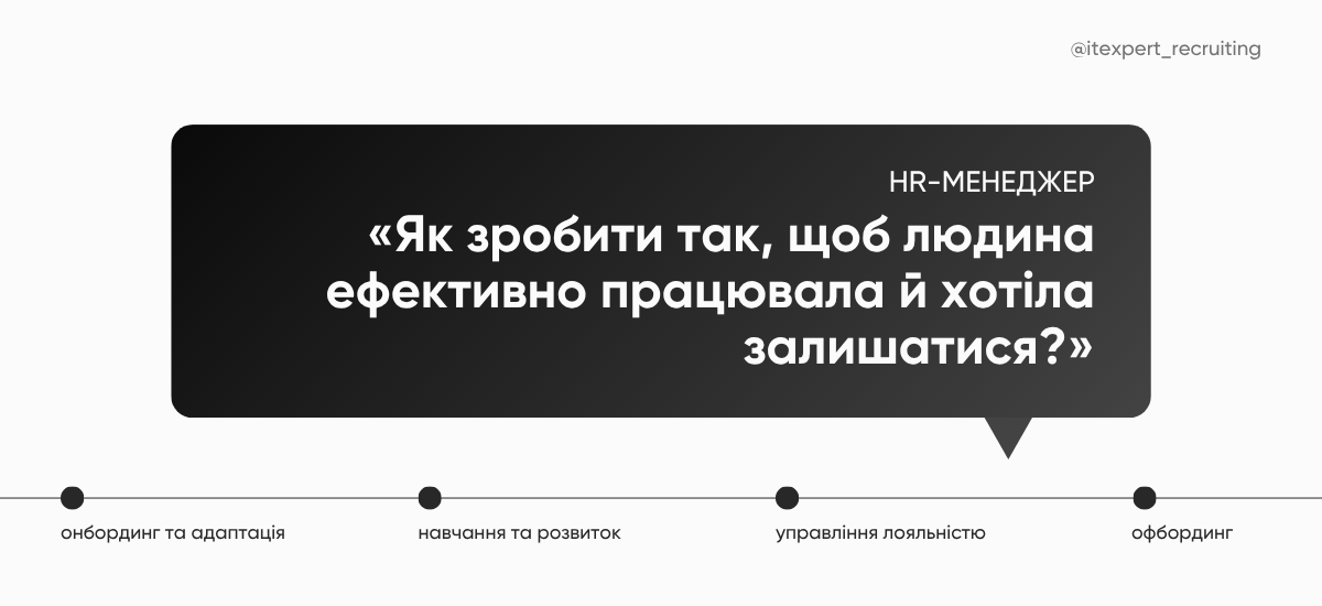 Чим займається HR-менеджер