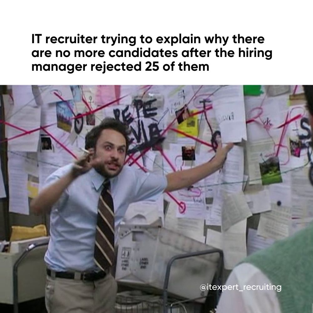 Мем про IT-рекрутинг