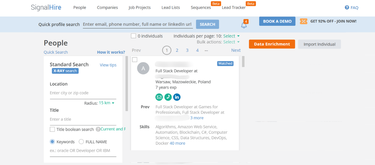 100+ контактов кандидатов бесплатно: инструменты для сорсинг-стека рекрутера